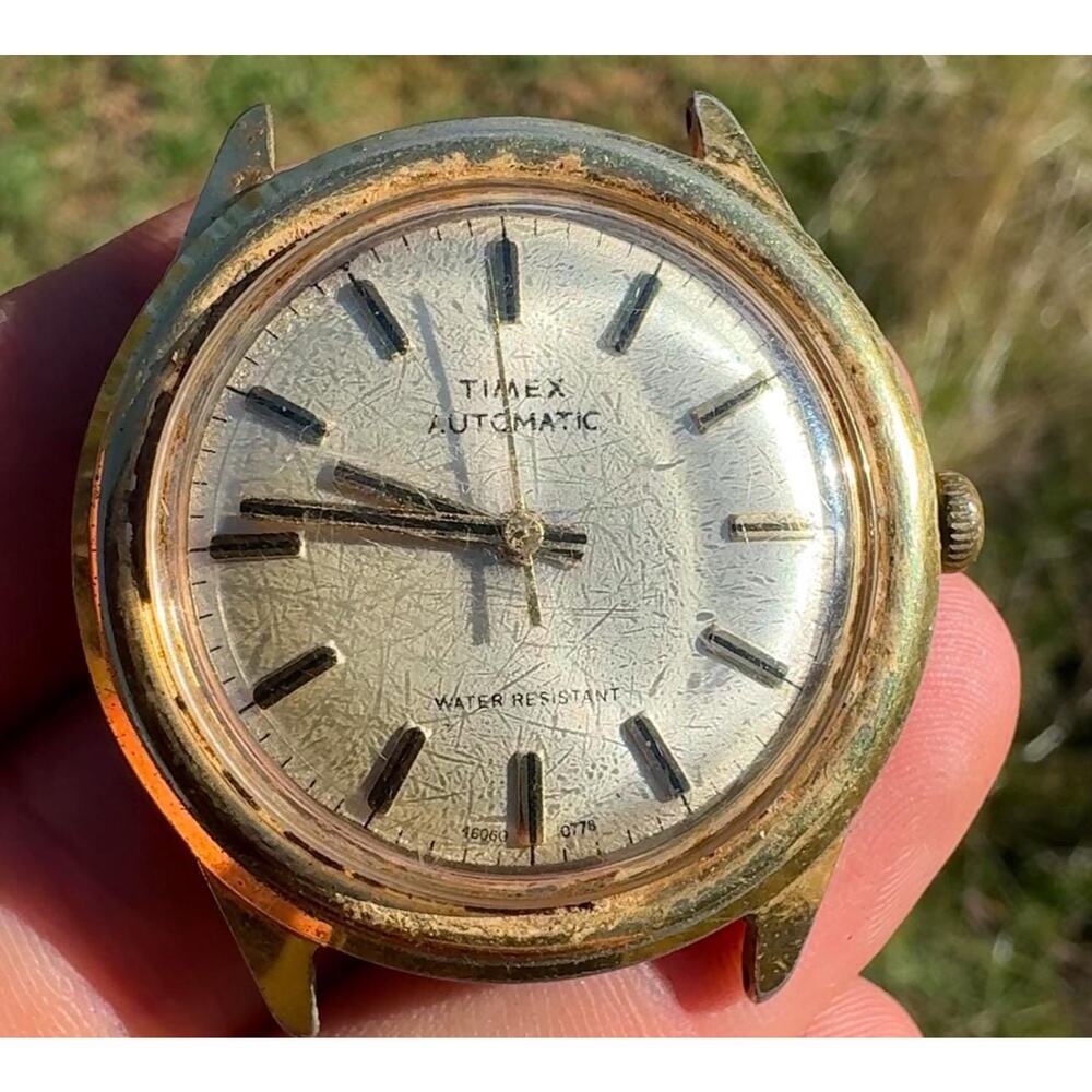 Vintage TIMEX Automatic Men's Wristwatch 46060 10778 Running